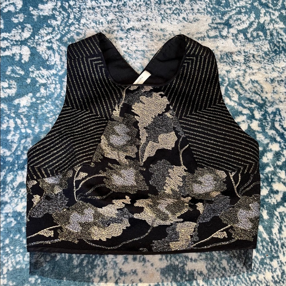 bcbg runway cropped top